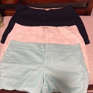 Black and White Shorts Casual Style j crew , banana republicano, club mónaco